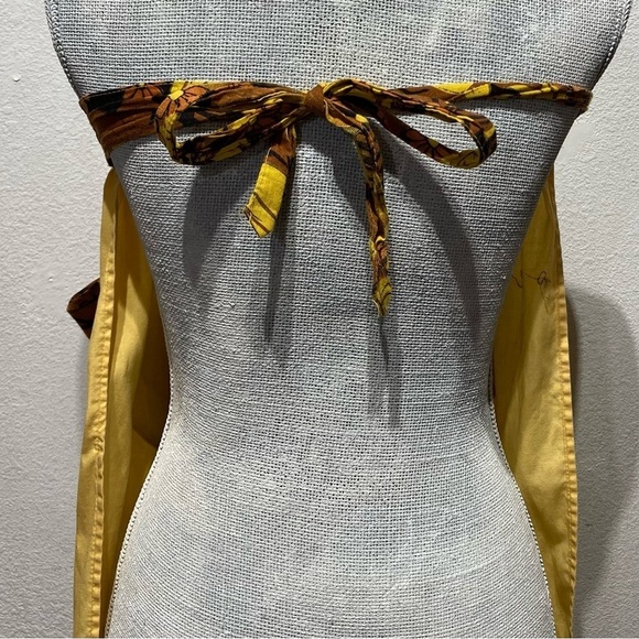 Vintage Hawaiian Print Long Apron - Picture 4 of 4